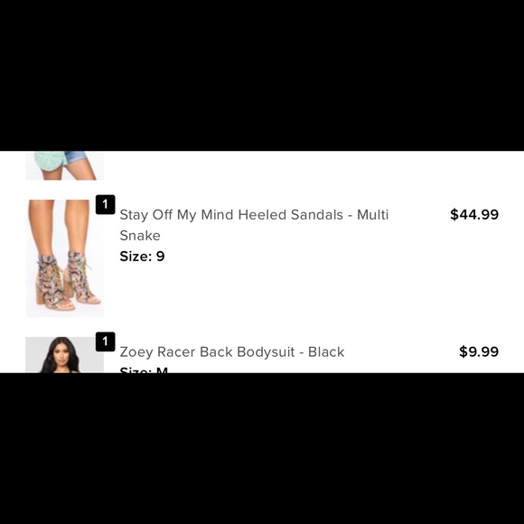 Never worn multi colour snake skin heels - Picture 3 of 3